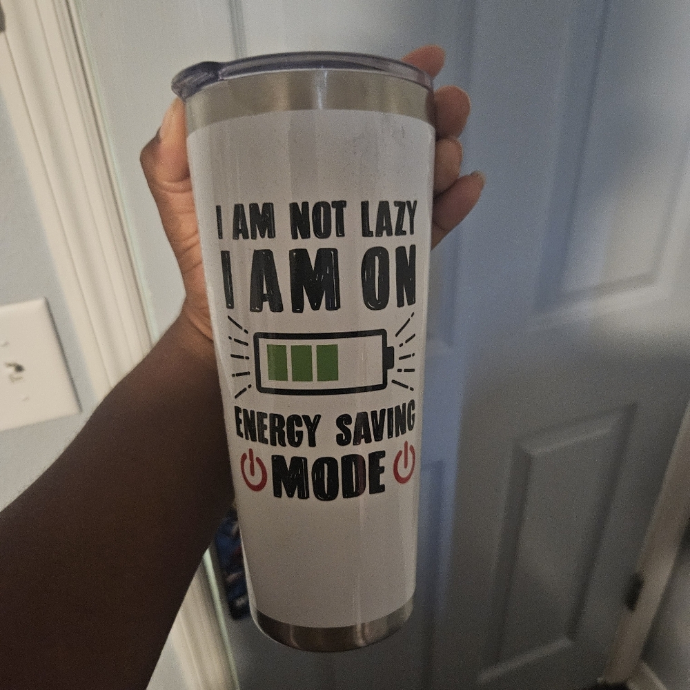 I'm not lazy cup